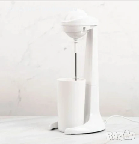 Миксер за фрапе, 100W,  450мл.мерителна чаша, Черен, бял, снимка 5 - Миксери - 54099969