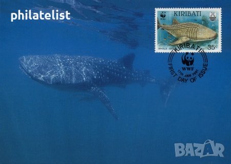 Кирибати 1991 - 4 броя Карти Максимум - WWF, снимка 1 - Филателия - 38896090