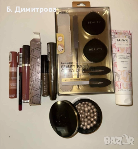 Лот козметика Pierre Cardin, Salwa Petersen,Revolution, Oriflame, MUA, Miniso
