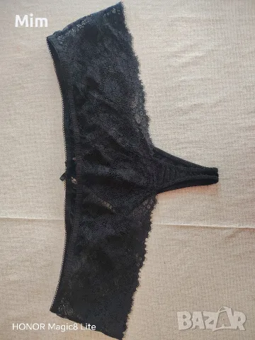 2XL Черна еластична дантелена полупрашка , снимка 5 - Бельо - 56171098