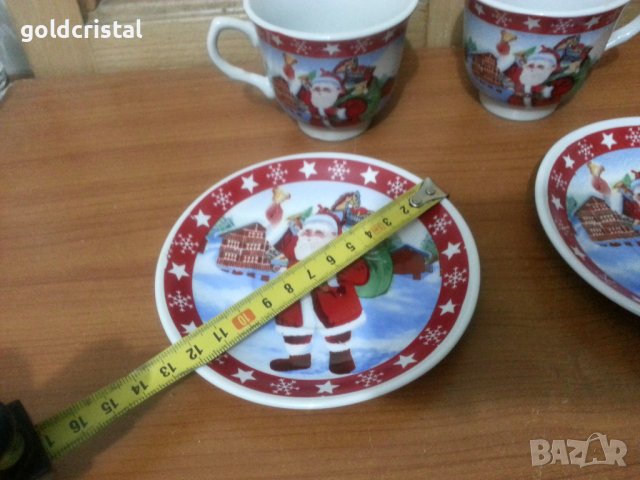 Коледни порцеланови чаши , снимка 8 - Чаши - 38968776