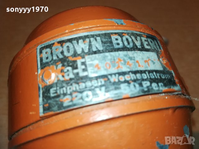 BROWN-BOVERI-марков електромотор/вентилатор 1302211137, снимка 2 - Колекции - 31797020