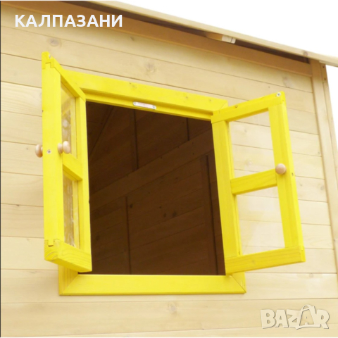 Голяма Детска Къща GINGER HOME с Пясъчник и Пързалка, за Игра на Открито в Двора и Градината, Дървен, снимка 10 - Други - 44670250