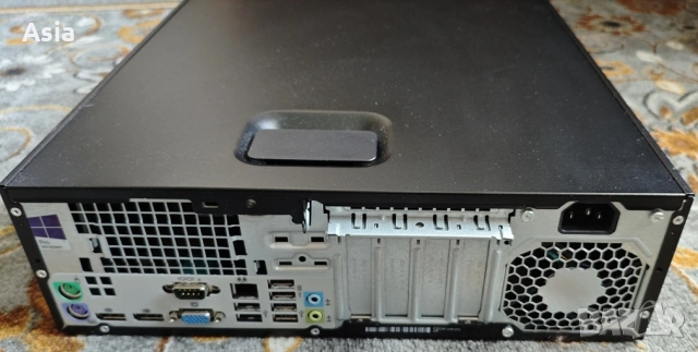 Продавам компютър HP EliteDesk 800 G2 SFF /i5-6500/16GB DDR4/SSD 256GB +1TB HDD, снимка 5 - Работни компютри - 54098910