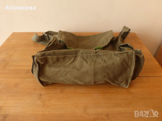 Брезентова чанта мешка торба за противогаз, снимка 6 - Антикварни и старинни предмети - 52504327