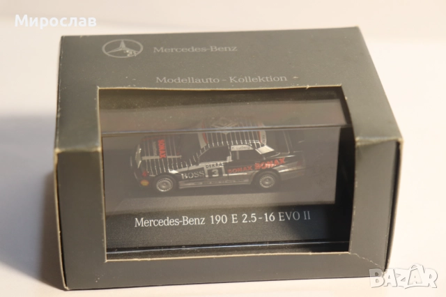 HERPA H0 1/87 MERCEDES 190 EVO AMG КОЛИЧКА КАМИОН МОДЕЛ, снимка 7 - Колекции - 52822368