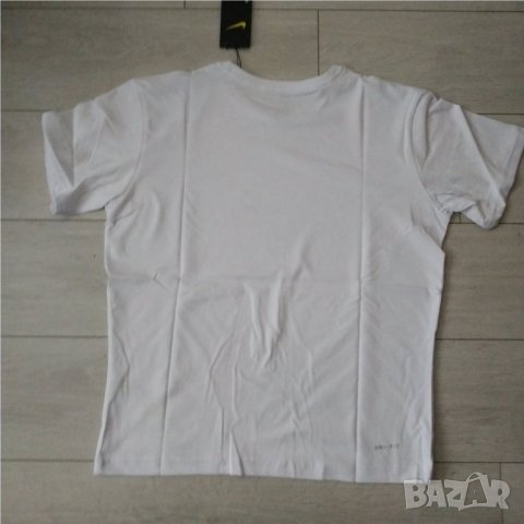 Памучна мъжка бяла тениска Nike размер 3ХЛ , снимка 5 - Тениски - 42498931