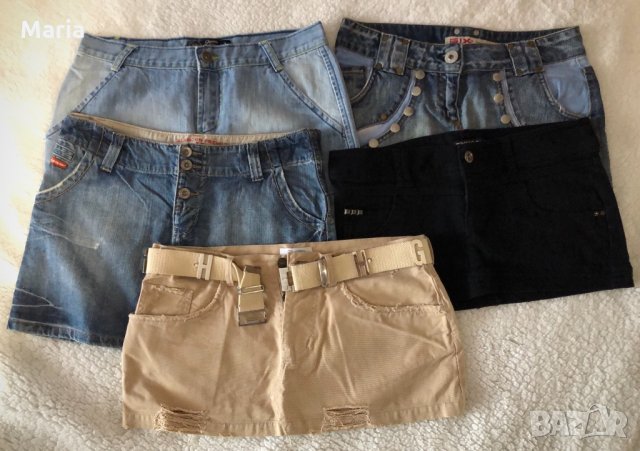 Къси дънкови поли, снимка 1