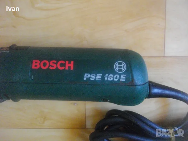 ШВЕЙЦАРСКО ОРИГИНАЛНО ЕЛ. ДЛЕТО МАШИНА ШАБЪР С 3 СКОРОСТИ 180 ВАТА BOSCH  PSE180E 2003г. за стъргане, снимка 8 - Други инструменти - 55710659