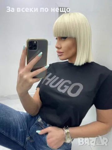 Дамска тениска Burberry👚Prada👚McQeeen👚Hugo Boss👚 Код A1, снимка 9 - Тениски - 47369786