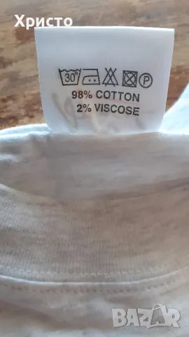 тениски сив меланж Appeal , памук 150 грама качествен, пениран, мек, снимка 4 - Тениски - 47336731