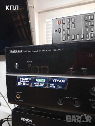 5.1 канален ресивър Yamaha rx-v 367, снимка 3 - Ресийвъри, усилватели, смесителни пултове - 54330149