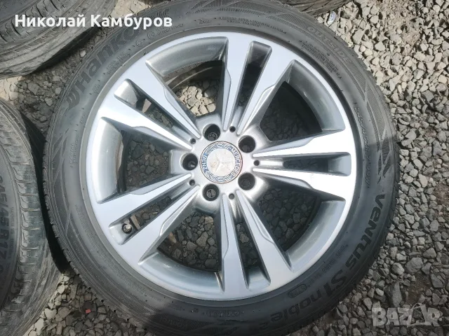 Ал.джанти 17"5х112 8J ET48 за Мерцедес, снимка 5 - Гуми и джанти - 56139577