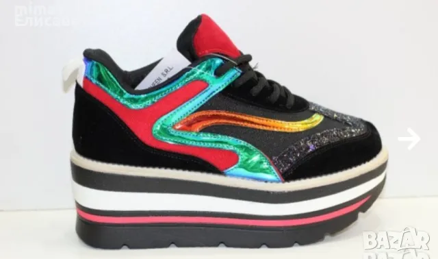 Дамски модерни кецове на платформа 