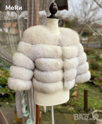 Палто естествен косъм лисица 