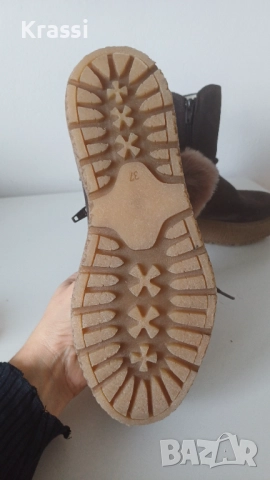 Кафяви боти Tamaris 37, снимка 5 - Дамски боти - 52024125