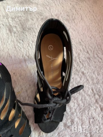 Дамски сандали на ток, снимка 4 - Дамски обувки на ток - 39734151