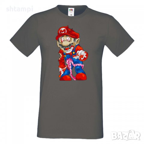 Мъжка тениска Mario Zombie 6 Игра,Изненада,Подарък,Празник,Повод, снимка 17 - Тениски - 37238142
