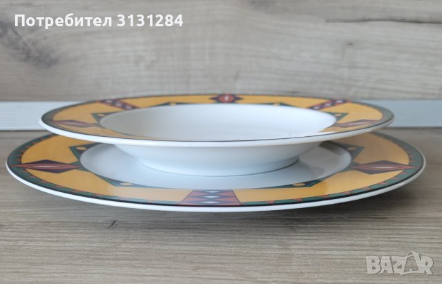 Винтидж Арт Деко Kahla сет чинии Германия, снимка 3 - Чинии - 40829818