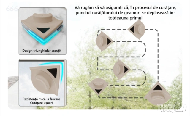 Магнитна чистачка за прозорци, снимка 2 - Други стоки за дома - 54084152