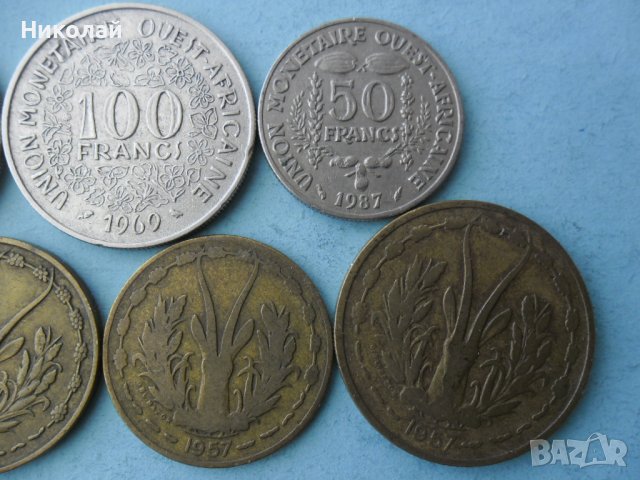 Лот монети Западна африка, снимка 3 - Нумизматика и бонистика - 40594645