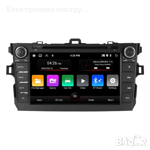 8" мултимедия за Toyota Auris E150 (2006–2012) с бутони – Android, навигация, CarPlay, DSP, снимка 2 - Аксесоари и консумативи - 53881845
