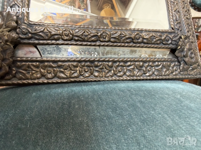 Старо френско огледало 19в. №8047 , снимка 5 - Антикварни и старинни предмети - 54024895