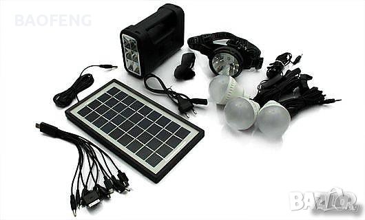 Нови LED Соларна система за осветление GD LITE-GD8007-зарядно за телефон, снимка 4 - Друга електроника - 37992649