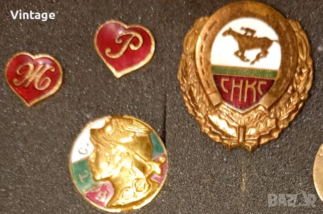 Старинни емайлирани значки, царски, снимка 2 - Колекции - 55810172