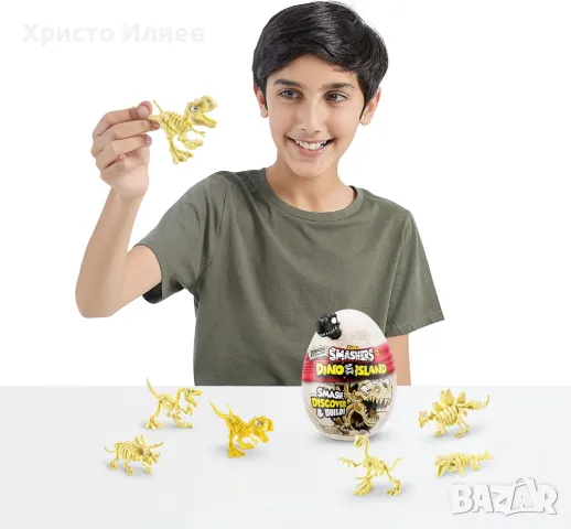 Динозавърско яйце с 6 изненади Zuru Smashers Dino , снимка 4 - Фигурки - 48893374