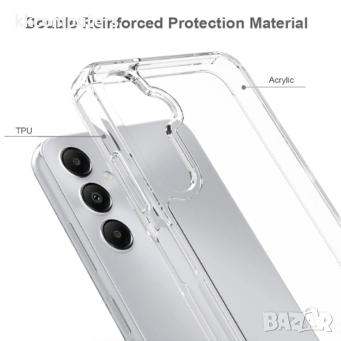 Samsung Galaxy A05s Удароустойчив TPU Калъф и Протектор, снимка 2 - Калъфи, кейсове - 52673978