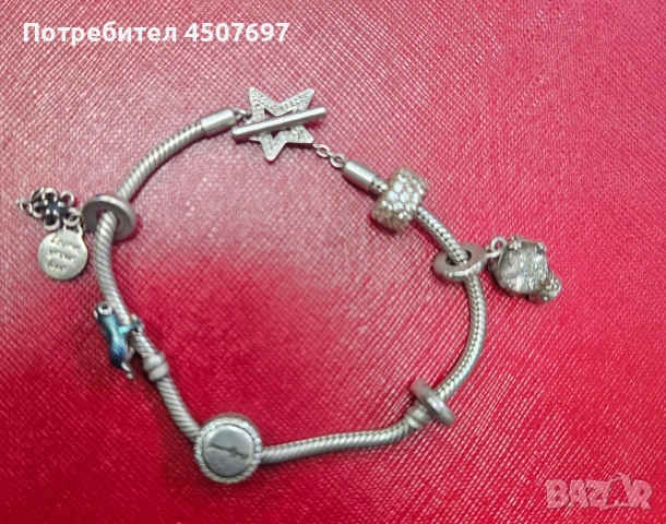 Сребърна гривна Пандора