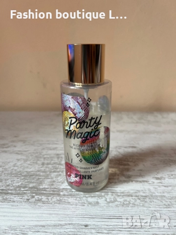 Блестящ парфюмен чист на тяло на Victoria’s Secret с уникален аромат и сребристи блестящи частици ❤️