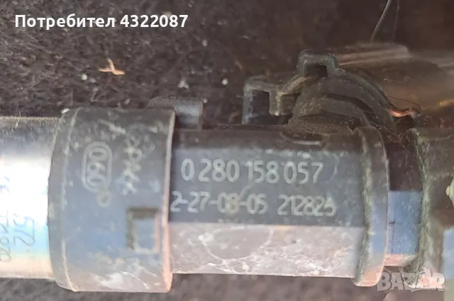 Бензинова рейка с  дюзи Пежо 1007 / Peugeot 1007 1.6I 16V 110к.с NFU, снимка 5 - Части - 50368201