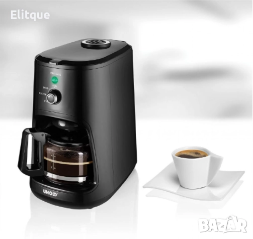 Компактна електрическа машина за приготвяне на кафе с устройство за смилане, снимка 4 - Кафемашини - 52594724