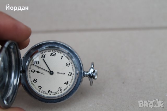 СССР джобен часовник ''Молния'', снимка 12 - Антикварни и старинни предмети - 38925533