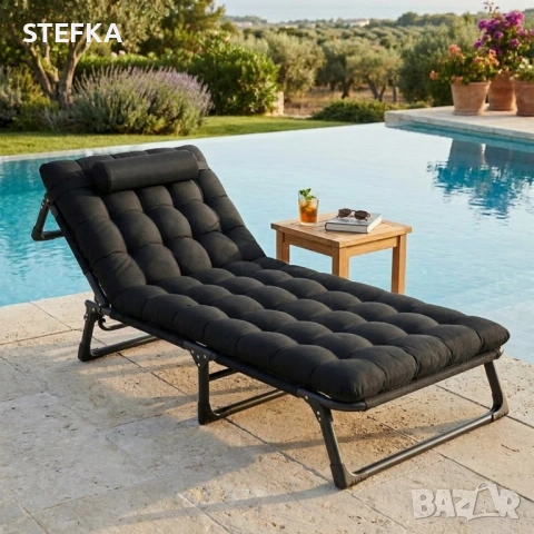 Шезлонг с възглавница 