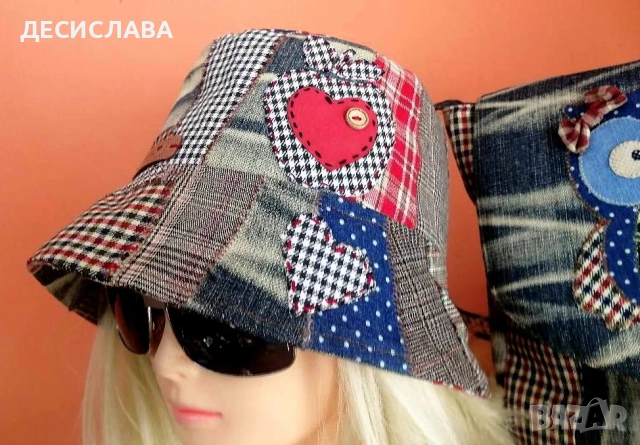 Шапка пачуърк ръчна изработка