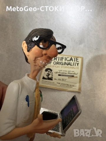 Guillermo Forchino – The Computer Expert / Le Computer Expert – оригинална с кутия и сертификат, снимка 7 - Колекции - 55875904