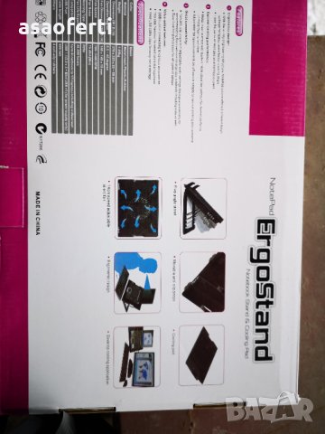  Охлаждаща подложка за лаптоп - 17 инча, снимка 2 - Лаптоп аксесоари - 8339670