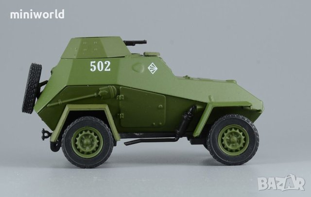 БА-64 военен бронетранспортьор танк СССР 1942 г. - мащаб 1:43 на DeAgostini моделът е нов в блистер, снимка 5 - Колекции - 42624204