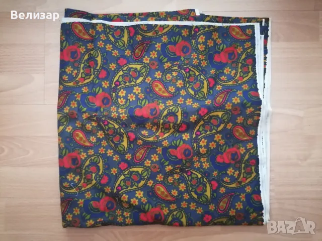 Платове - кадифе, опал - син/бял, руска басма, дифтин, коприна, дантела, снимка 8 - Платове и дамаски - 50174472