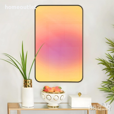 ПРОМОЦИЯ Стенно огледало с алуминиева рамка (80 x 50 см) NEUTYPECHIC A-MR01151