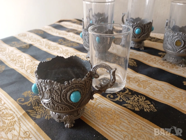 Винтидж чаши комлект, снимка 4 - Други ценни предмети - 53882424