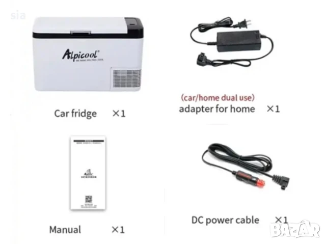 Хладилник за каравани, кемпер, автомобил с фризер, компресорен, 12-24-220V, 18 литра, снимка 3 - Хладилни чанти - 49175674
