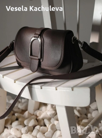 Продавам нова, луксозна, шоколадово кафява чанта , снимка 3 - Чанти - 51926876