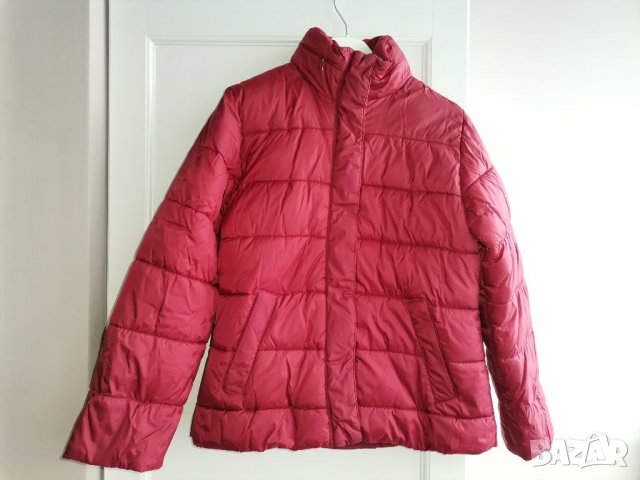 Детско зимно яке ZARA, 152-158 см  12-13г, тъмно червено, много топло с вата и полар, много запазено, снимка 3 - Детски якета и елеци - 35077467