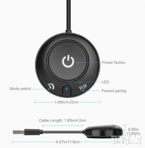Moji AirDrive BLUETOOTH Mouse Jiggler с Батерия Mouse Mover Симулира Движение на Мишката Неоткриваем, снимка 10 - Клавиатури и мишки - 42732397