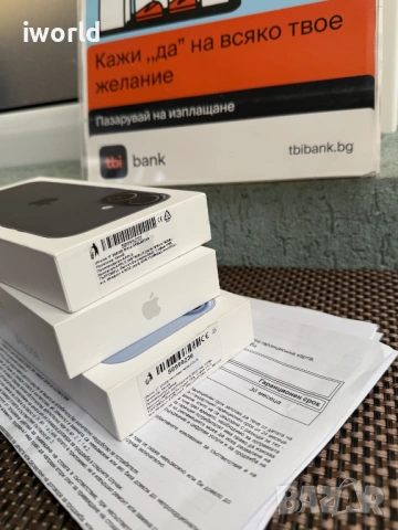НОВ❗️36М ГАРАНЦИЯ❗️iPhone 17 256GB Лизинг от 35Е/м Mist Blue / Black / White , снимка 5 - Apple iPhone - 53119971