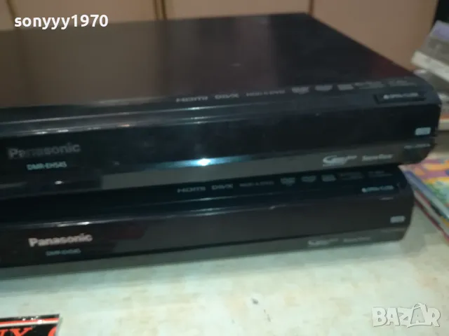 panasonic dmr-eh545 hdd/dvd x2-внос swiss 2202251719, снимка 8 - Плейъри, домашно кино, прожектори - 49235753